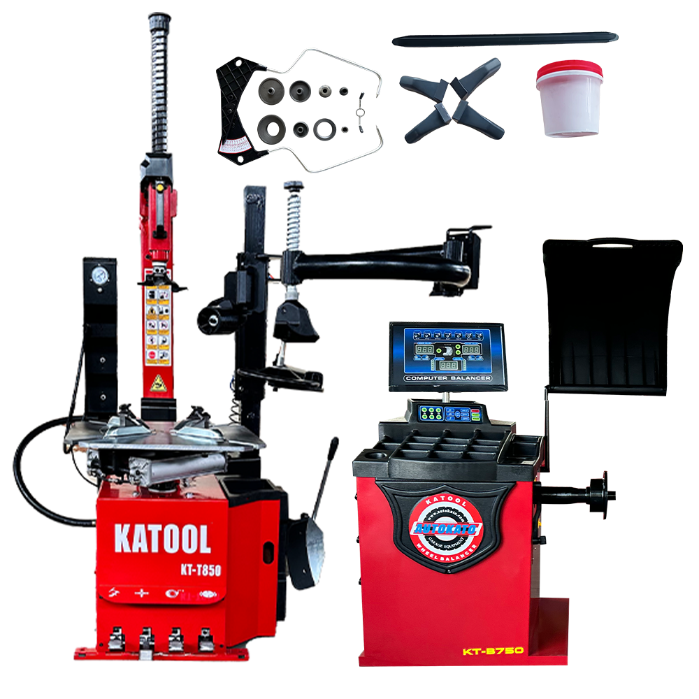 Katool Combo 9: Tire Changer KT-T850 & Wheel Balancer KT-B750