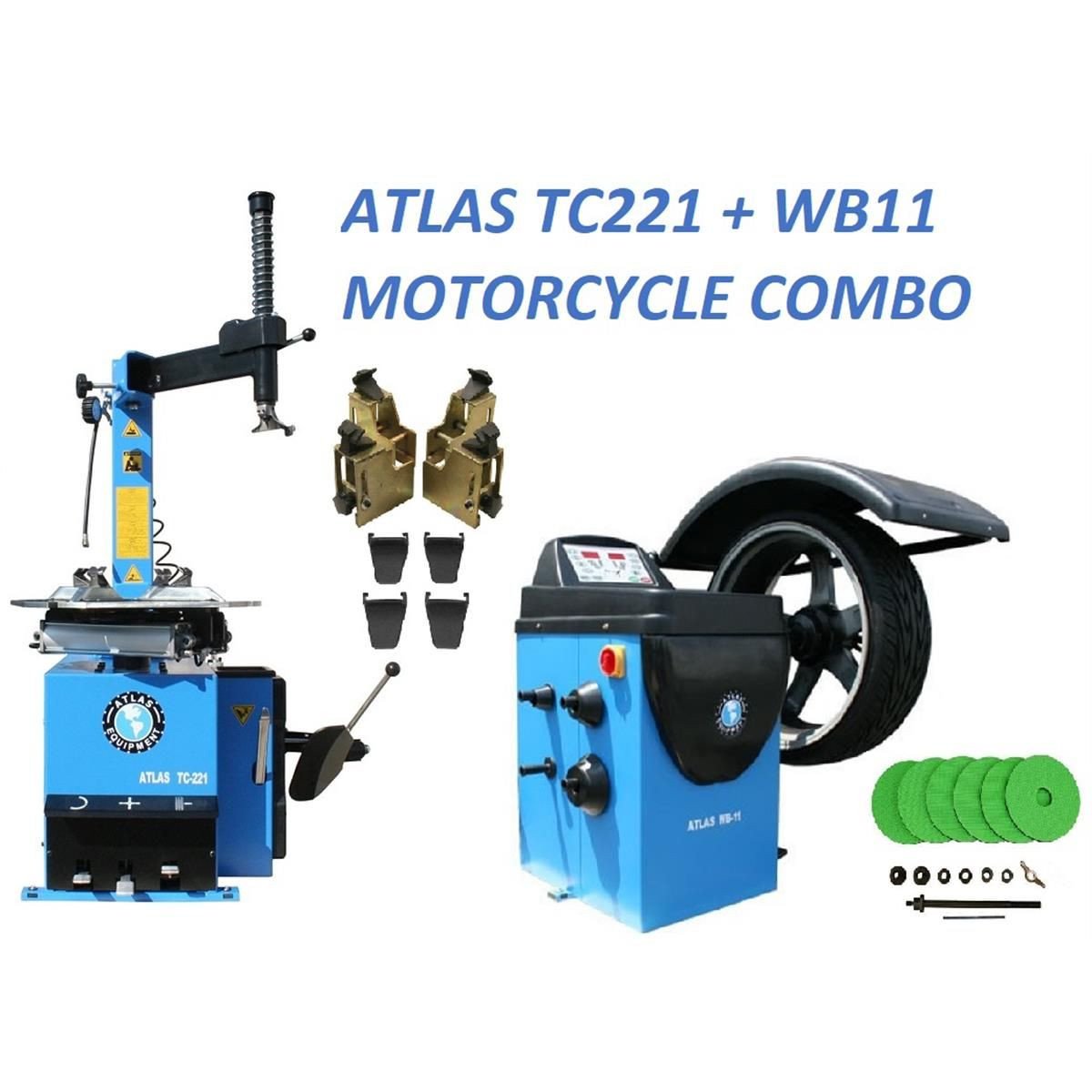 Atlas Equipment TC221 + WB11 Motorcycle Combo