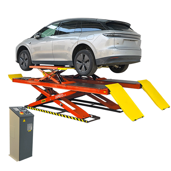 AMGO DLX10A 10,000-lb. Capacity/ Ultra-thin Double Scissors Alignment Lift