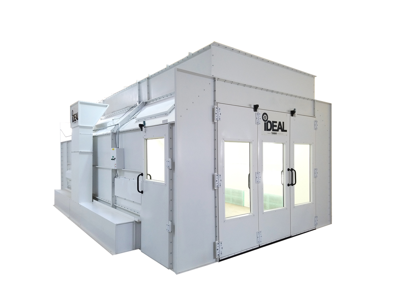 iDEAL PSB-SDD26B-AK – Ideal Paint Booth (26L x 14W x 9.3H – ID) Side Down Draft Booth (3-Ph)