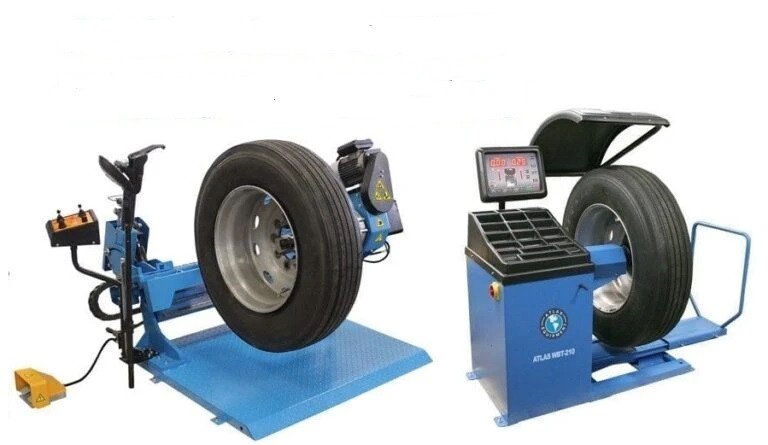 Atlas  TTC305A Truck Tire Changer + WBT-210 Heavy Duty Wheel Balancer Combo