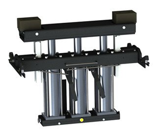 QSP  RJ-6000 6000 lb Pneumatic Pivoting Rolling Bridge Jack for Post or Scissor Lifts