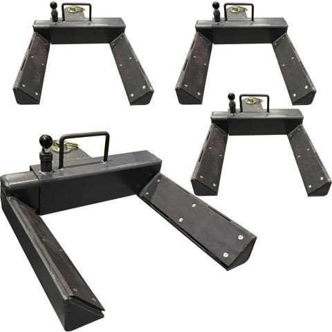 Atlas®  Fork Adapter Set For 2-Post Lifts, Adjustable Width (Set of 4)
